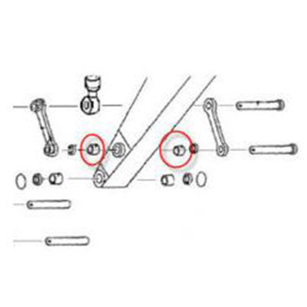 WA6-40 切削・研磨 軸付砥石（六角軸） WA6-40 六角軸軸付砥石