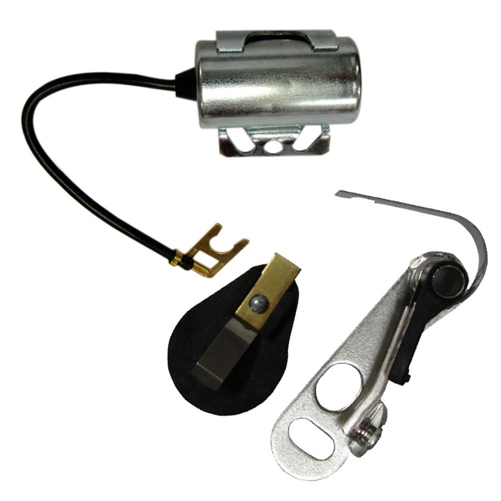 Fits Delco Ignition Points Condensor Rotor Button Tune Up Kit AC, Fits JD, MF,