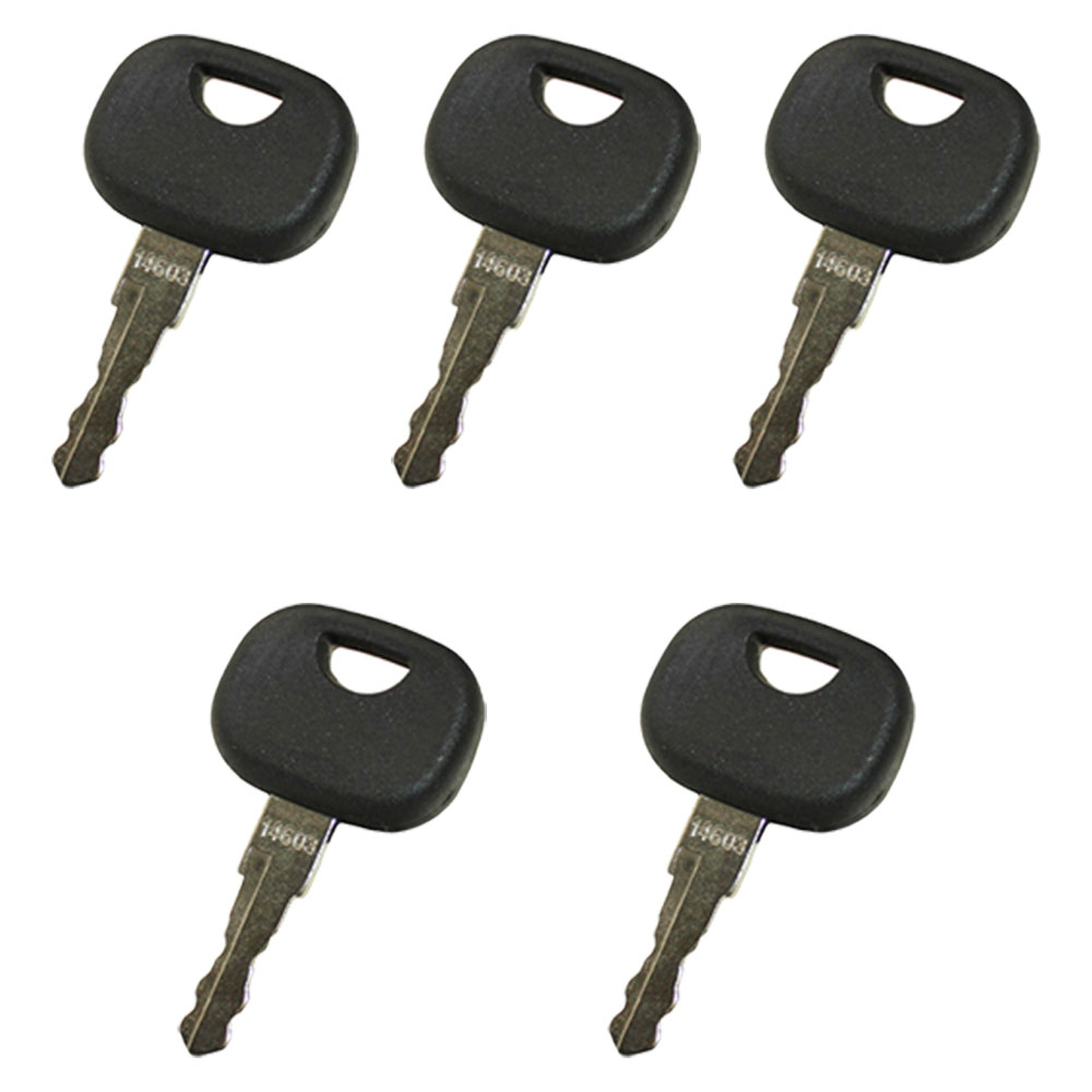14603 Pack of 5 Keys Fits Ford New Holland NH & Fits JCB Backhoe Models - Picture 3 of 8