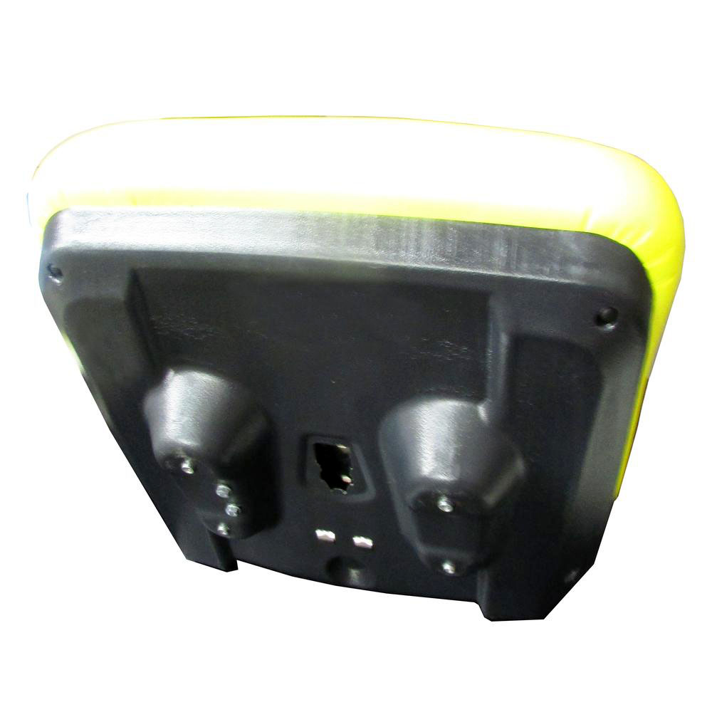 John Deere High Back Seat Replacement - Yellow, 15" Backrest For L100, L120, D100 Series & More