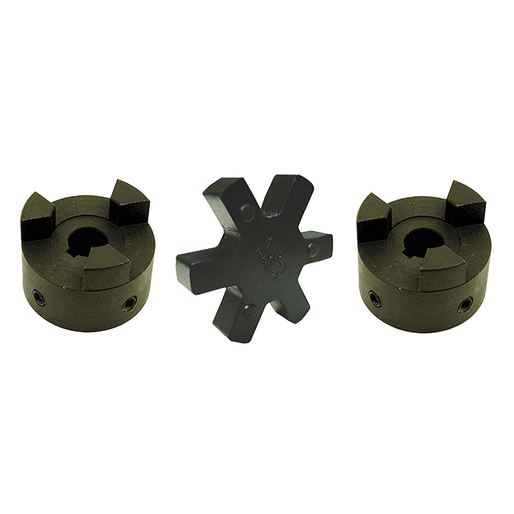 thumbnail image 2 of L095 Flexible 3-Piece L-Jaw Coupling Set – 1" To 1-1/8" – Includes Rubber Spider 2 of 3