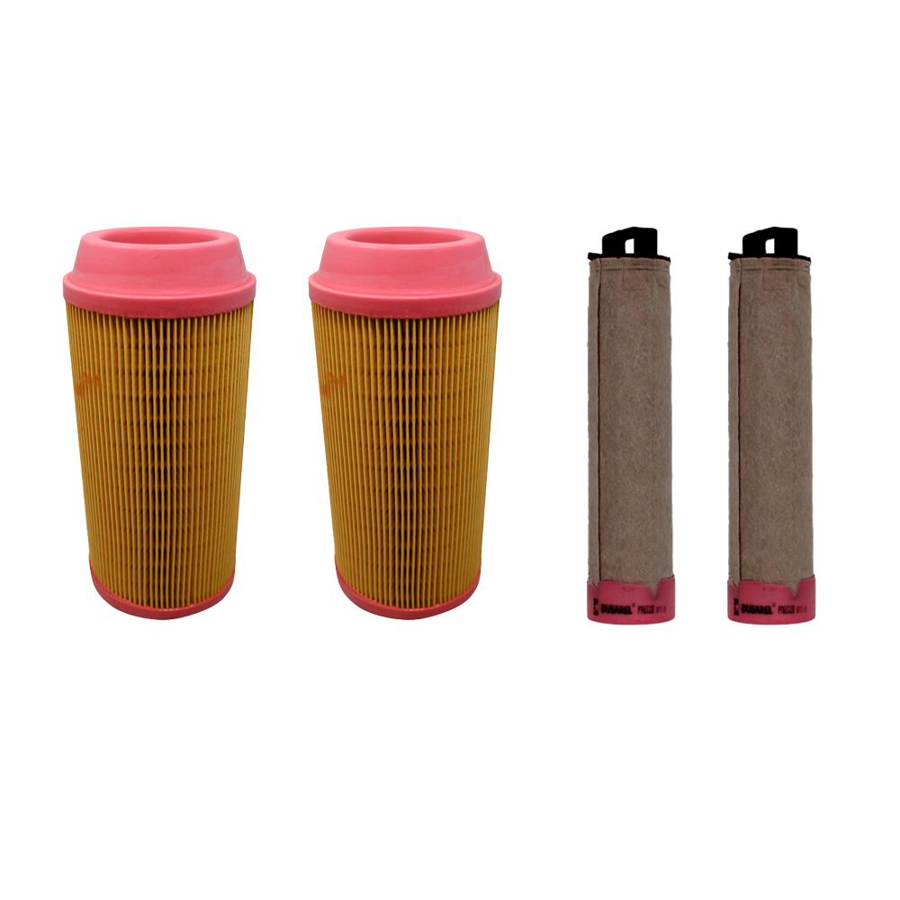 Inner & Outer Air Filter Set Replacement For Kubota ZD323 ZD326 ZD331 Zero Turn Mowers - Replaces K3181-82250 & K3181-82240