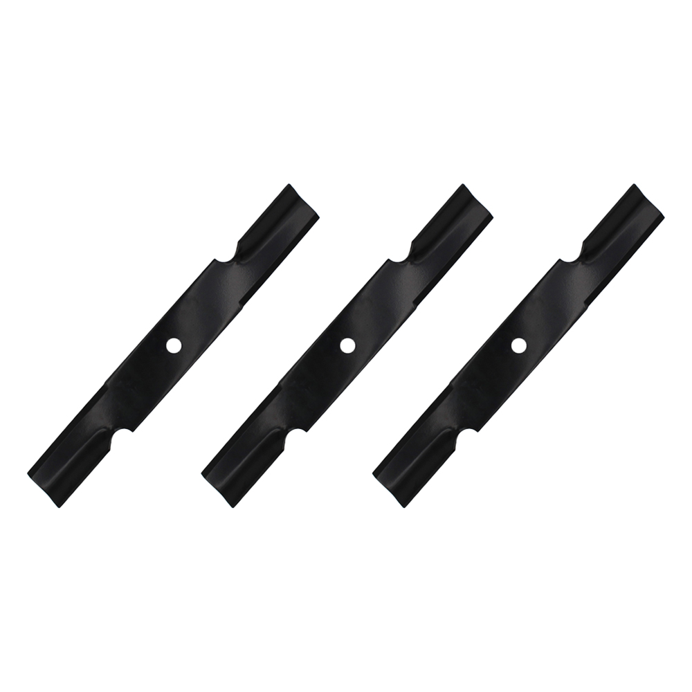 Three 112111-02 Notched Lift Mower Blades Fits Bobcat 52
