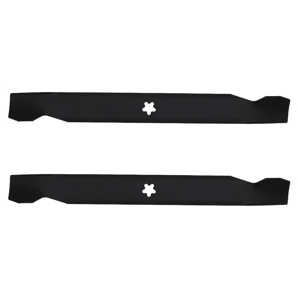 2pk Blades Fits Craftsman 42" Mower 134149 422719 24676 424752 Mulching 5 Point - Picture 2 of 9