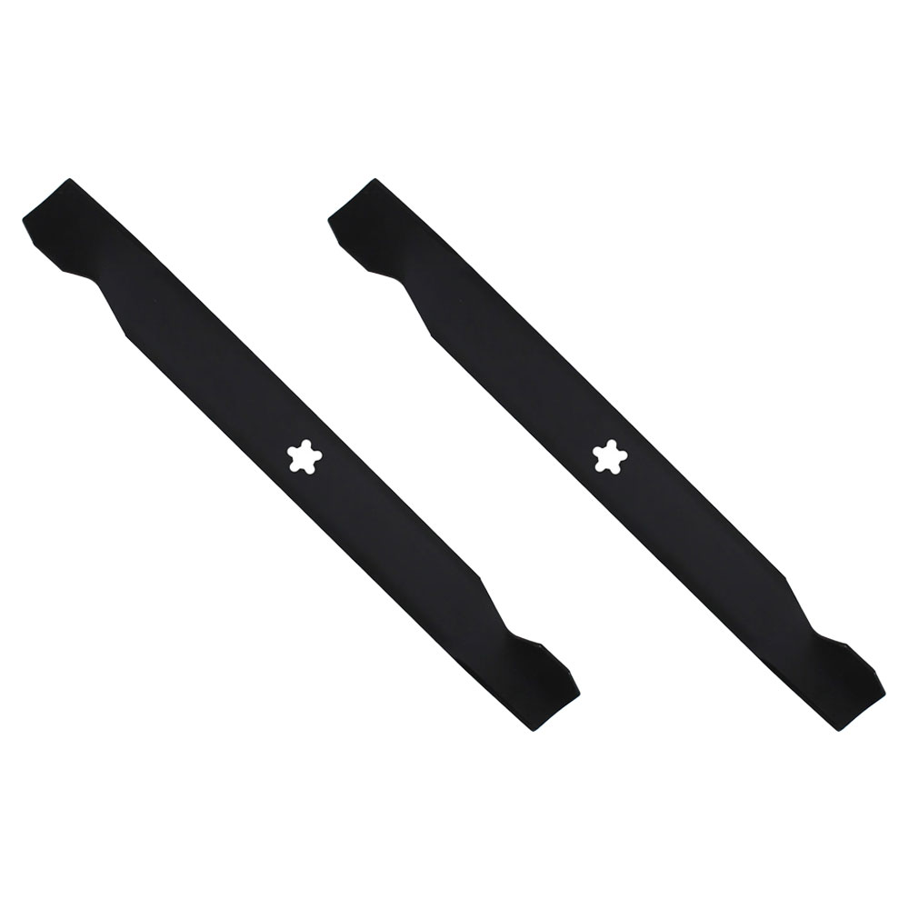 2pk Blades Fits Craftsman 42" Mower 134149 422719 24676 424752 Mulching 5 Point - Picture 3 of 9