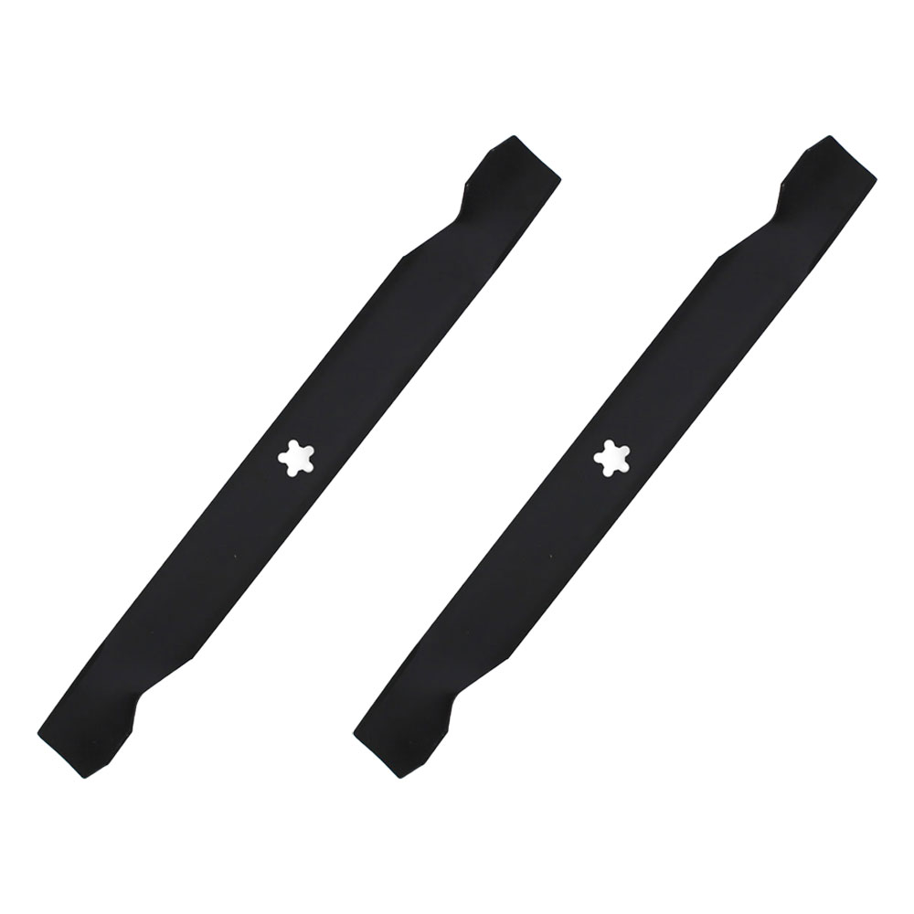2pk Blades Fits Craftsman 42" Mower 134149 422719 24676 424752 Mulching 5 Point - Picture 4 of 9