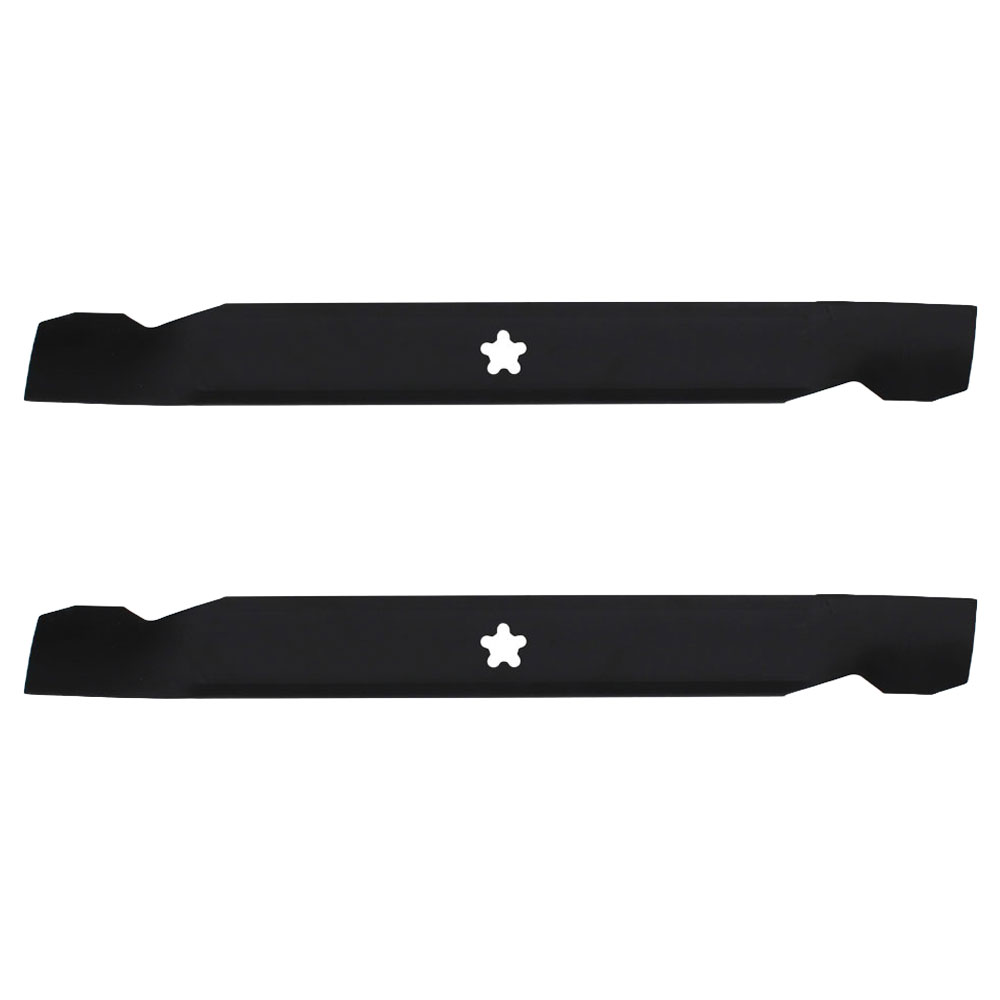 2pk Blades Fits Craftsman 42" Mower 134149 422719 24676 424752 Mulching 5 Point - Picture 5 of 9