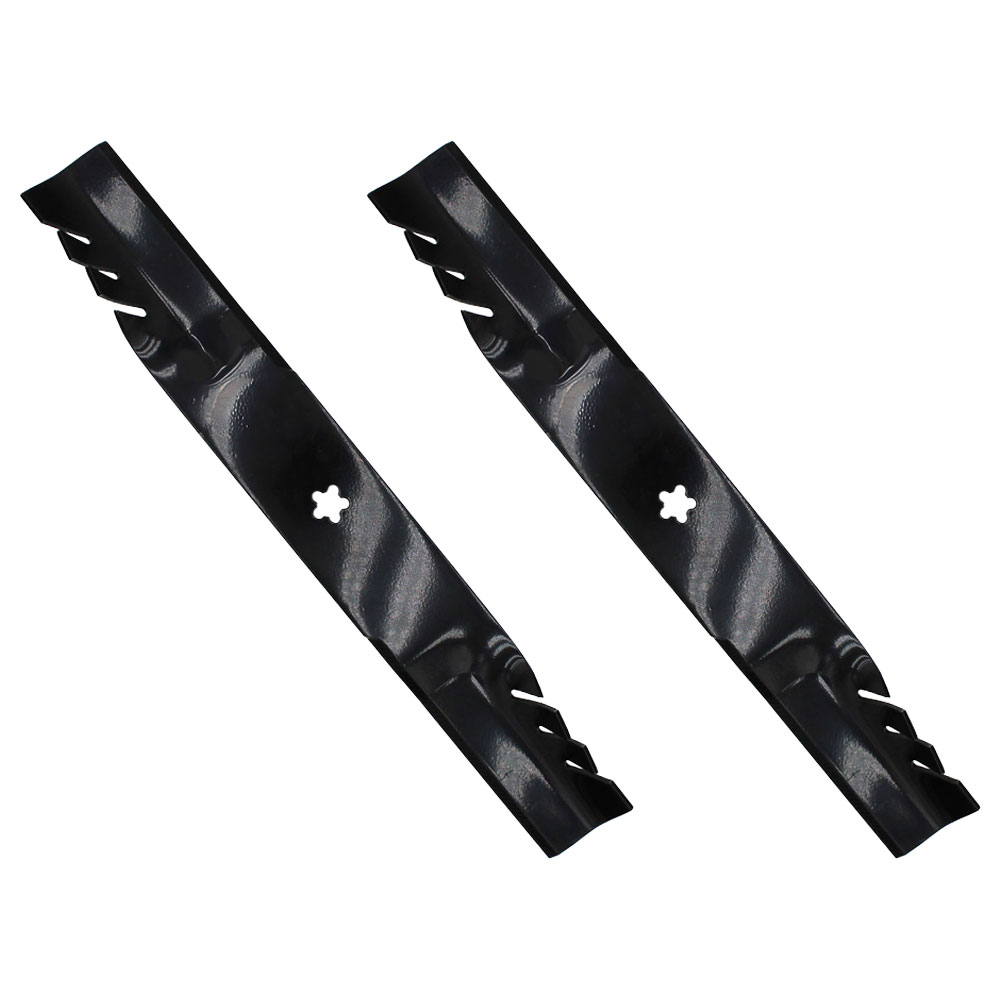 (2) Toothed Mulching Blade Fits AYP Fits Craftsman 405380 403107 532405380 - Picture 3 of 9