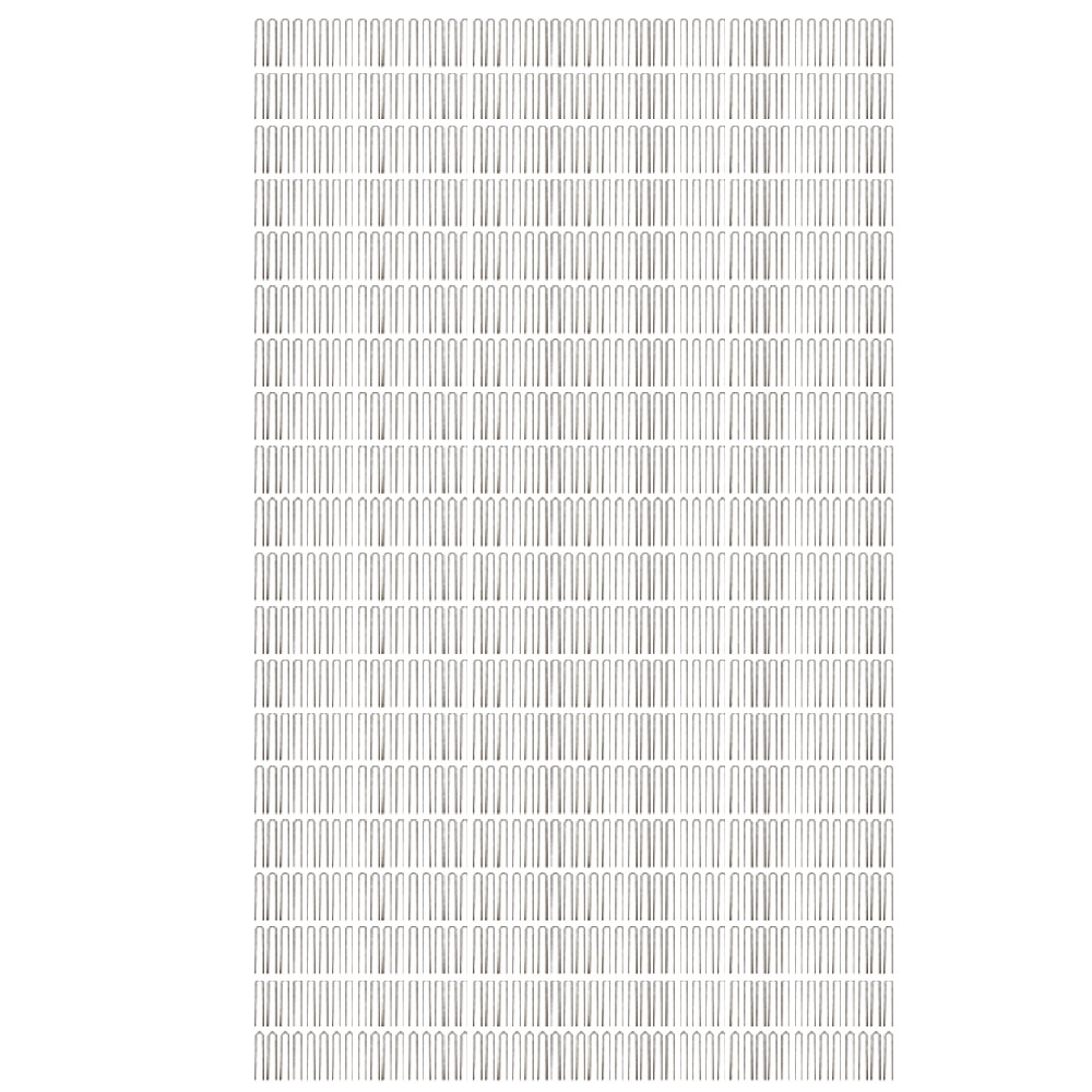 1000 6-Inch Landscape Staples SOD Staples Garden Stakes Round Pins Chisel Ends