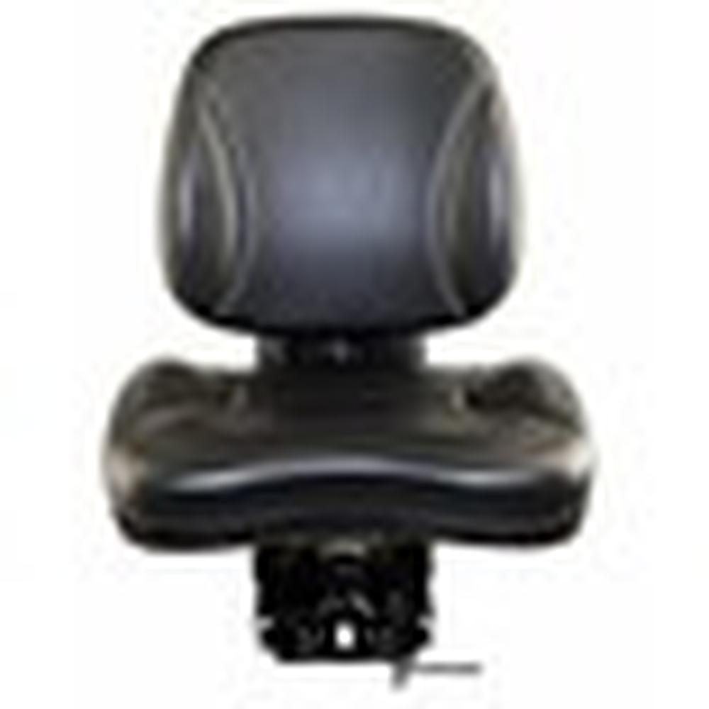 S8302162 Sears Low Back Seat, Black Vinyl w/ Mechanical