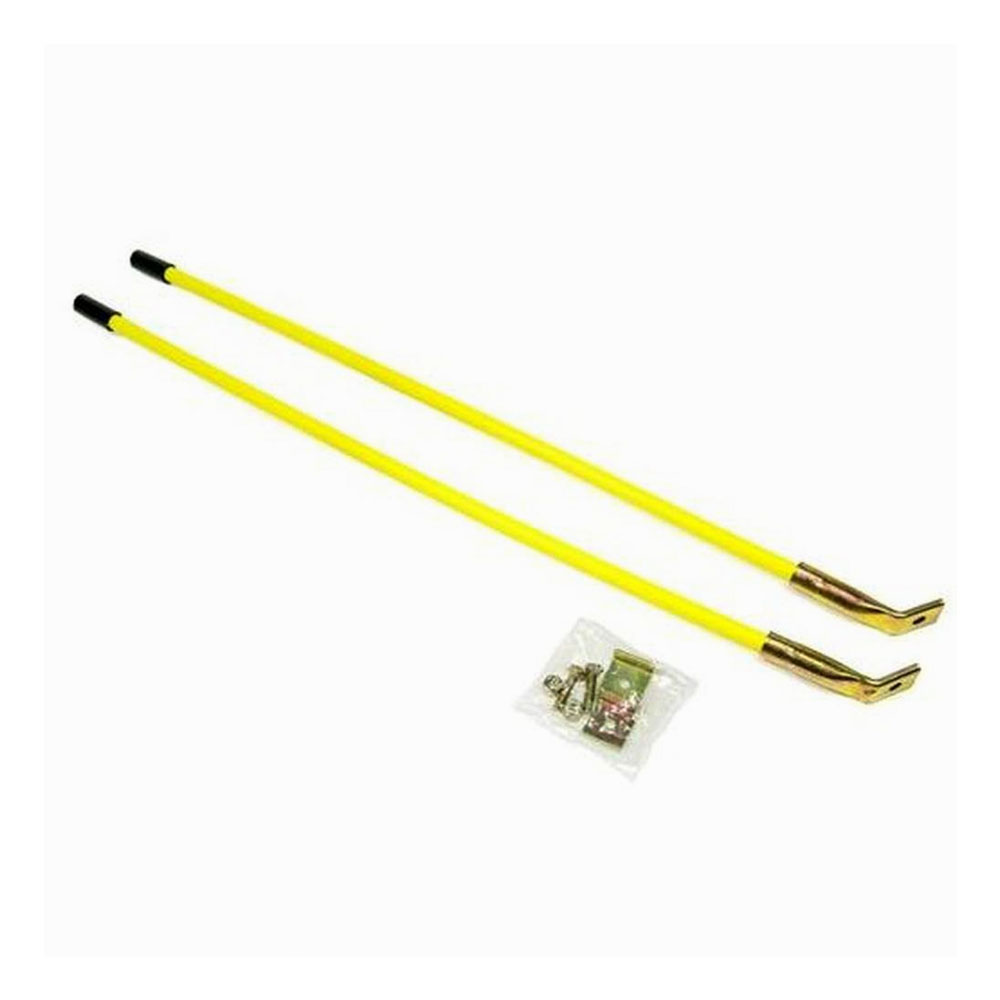 26'' Yellow Universal Blade Marker Guide 410000 09916C With Bolts Compatible With Diamond Meyer 09916 Snow Plows Replace For Buyers 1308005
