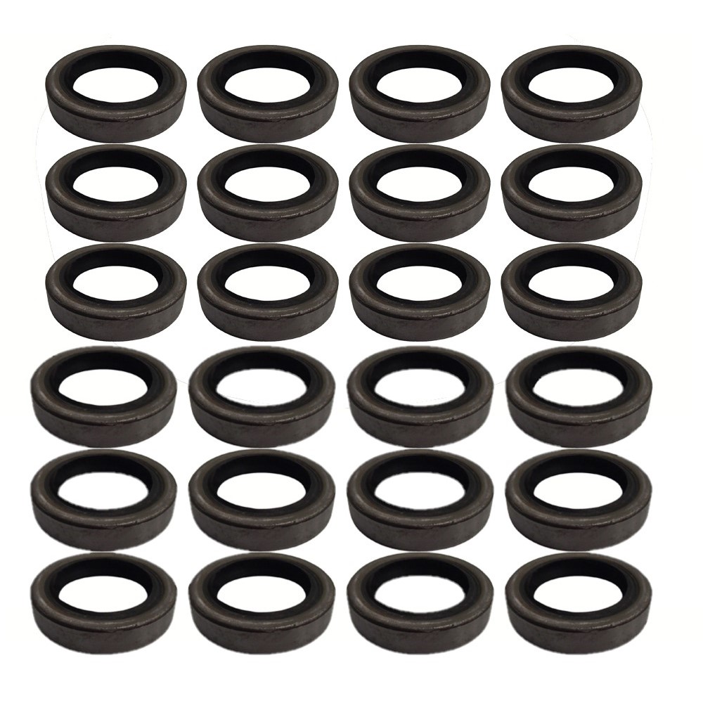 24) Trailer Seals 168255TB for 3500# 1.68'' x 2.56'' Double Lip